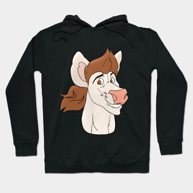 Anthro cow face Hoodie by Veleno